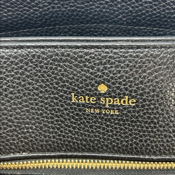 1451 Kate Spade black chester street allyn black pebbled leather handbag 2463814 - Picture 6 of 16